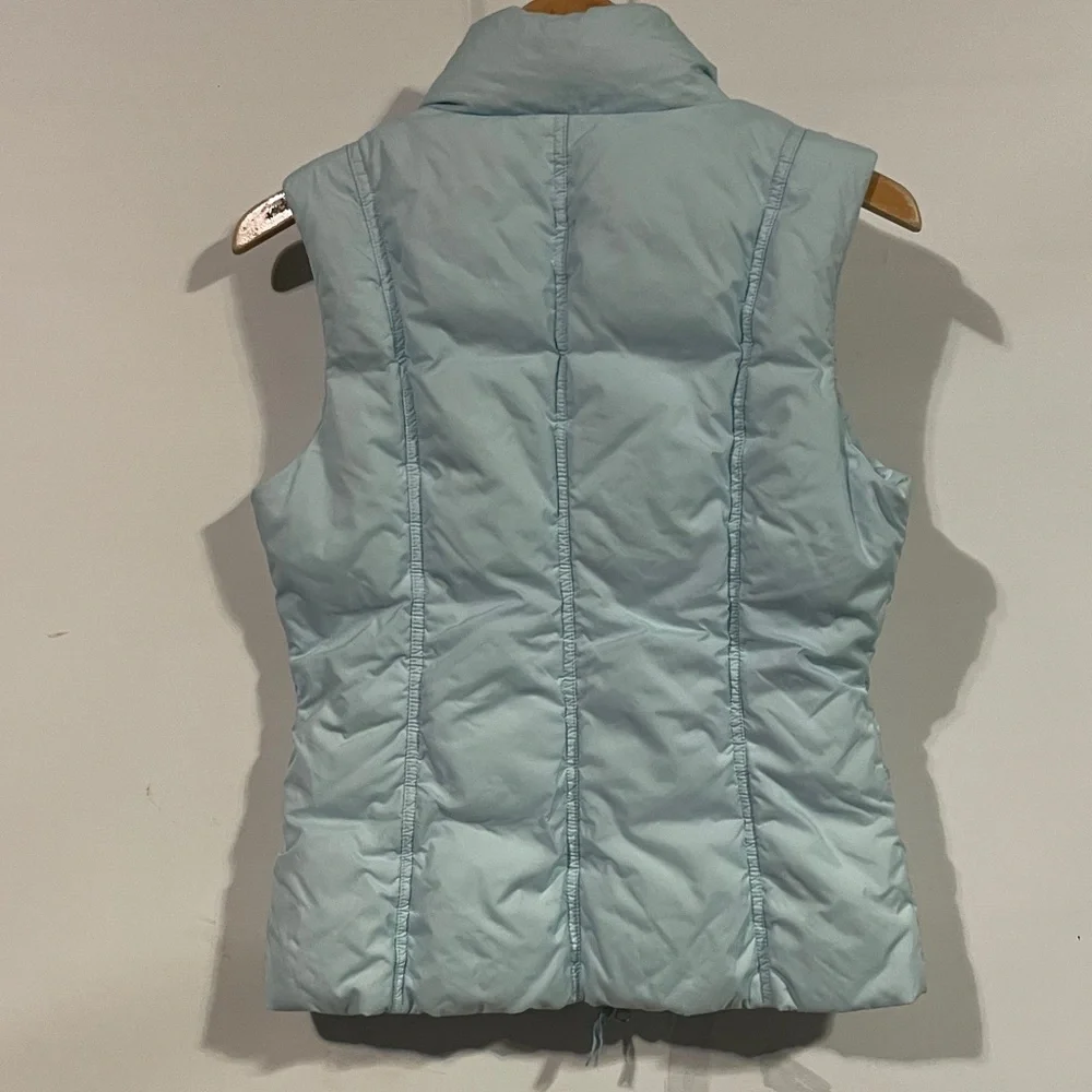 United colors of Benetton Women's Light Blue goose down Puffer Vest - Picture 4 of 5